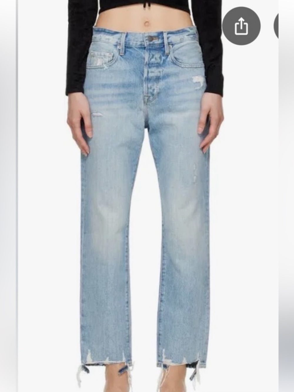 FRAME Women's Le Piper High Waist Crop Jeans size 29